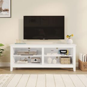 Panana Black TV Stand for 50 inch TV, Storage Shelves, Entertainment Center, Media Console, Living Room, Bedroom in Kuwait