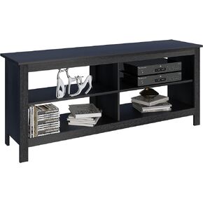 Panana Black TV Stand for 50 inch TV, Storage Shelves, Entertainment Center, Media Console, Living Room, Bedroom