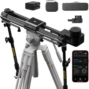 Zeapon Micro3 E700 + Carrying case + Battery Motorized Double Distance Camera Slider, Travel Distance 30''/77cm, Hellaflush Design 4KG-12KG Super Payload, Vacuum Adjustable Damping for Camera DSLR… in Kuwait