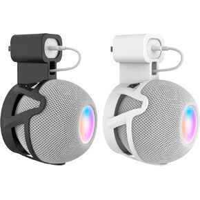honecumi Homepod Mini Wall Mount Holder,Smart Speaker Stand for Apple HomePod Mini, Hidden Cable Management, Space Saving Accessory for Home Pod Mini (Black) in Kuwait