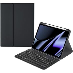 AnMengXinLing iPad Pro 11 2022/2021/2020 Keyboard Case, iPad Pro 11 4th/3rd/2nd Generation Case with Keyboard and Pencil Holder Magnetically Detachable Wireless Bluetooth Keyboard,Teal in Kuwait