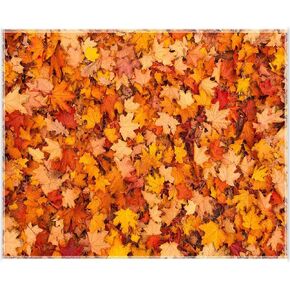 Fabric 7x5ft Fall Maple Leaves Backdrop Thanksgiving Autumn Banner in Saudi Arabia