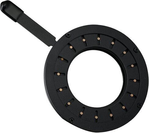 WELLMAKING Adjustable Aperture Iris Diaphragm(Supports Inserting gobos) for Optical snoot, can Adjust The Size of Aperture and gobo's Projection Simultaneously in Kuwait