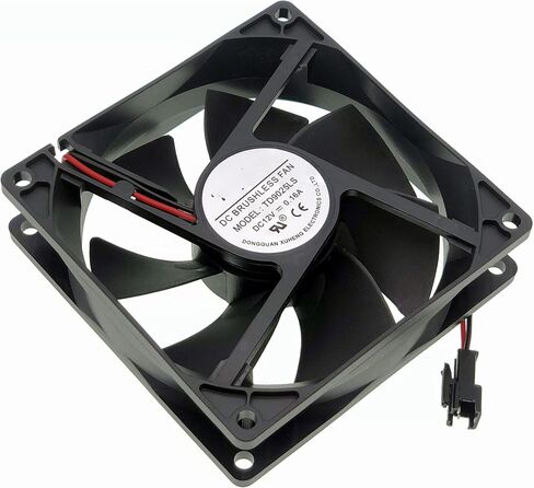 LEYEYDOJX New Cooling Fan for TD9025LS Wine Fridge,Hotel Refrigerator,DC12V 0.16A Size: 90x90x25MM(Hydraulic Quiet Fan) in Saudi Arabia
