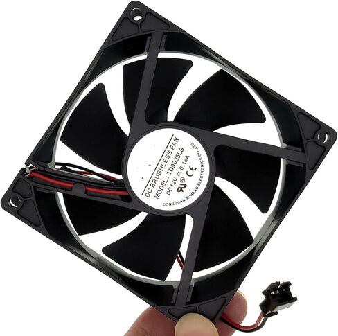 LEYEYDOJX New Cooling Fan for TD9025LS Wine Fridge,Hotel Refrigerator,DC12V 0.16A Size: 90x90x25MM(Hydraulic Quiet Fan) in Saudi Arabia