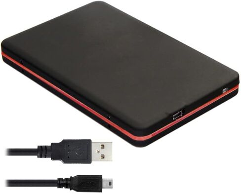 1.8" Micro SATA 16pin SSD to 2.5" SATA 22pin 7+15 Hard Disk case Enclosure White 7mm Height in Saudi Arabia