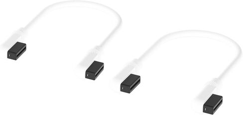 كابلات Corsair iCUE Link - 2X 135 ملم رفيعة 90 درجة - أبيض in Saudi Arabia