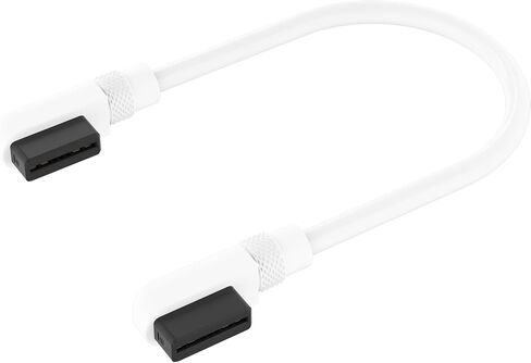 كابلات Corsair iCUE Link - 2X 135 ملم رفيعة 90 درجة - أبيض in Saudi Arabia