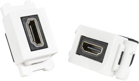 وحدة كوع جاك كيستون 4K HDMI 2.0 90 درجة 4K كيستون HDMI جاك كيستون مع محول مقرن كيستون ثلاثي الابعاد 4K من ووميدي in Kuwait