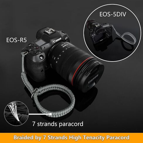 SUNYA Camera Wrist Strap for Photographers - Paracord Rope Hand Strap Compatible for DSLR or Mirrorless Camera in Saudi Arabia