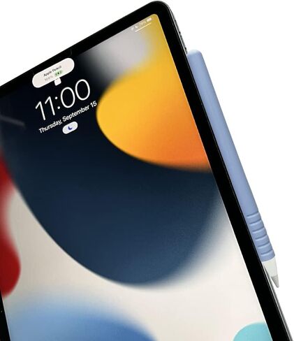 مجموعة من 3 حافظات سيليكون من ColorYourLife تغطي الأكمام متوافقة مع Apple Pencil الجيل الثاني (وردي أرجواني أزرق) in Kuwait