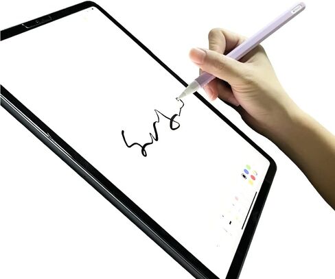 مجموعة من 3 حافظات سيليكون من ColorYourLife تغطي الأكمام متوافقة مع Apple Pencil الجيل الثاني (وردي أرجواني أزرق) in Kuwait
