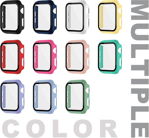 3-Pack Case with Screen Protector for Apple Watch 40mm SE/6/5/4 in Kuwait