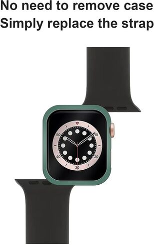 3-Pack Case with Screen Protector for Apple Watch 40mm SE/6/5/4 in Kuwait