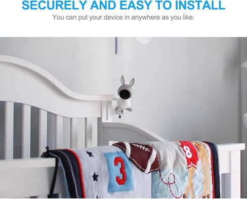 فاست نيل مشبك تثبيت بمشبك لمراقبة الاطفال من ارلو، حامل بمشبك للمكتب لكاميرا وايز كام بان وارلو برو وارلو بيبي وغيرها من الكاميرات بنفس الواجهة (حجم قياسي) in Kuwait