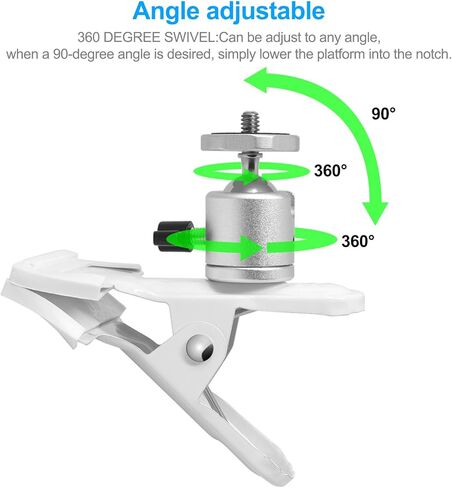فاست نيل مشبك تثبيت بمشبك لمراقبة الاطفال من ارلو، حامل بمشبك للمكتب لكاميرا وايز كام بان وارلو برو وارلو بيبي وغيرها من الكاميرات بنفس الواجهة (حجم قياسي) in Kuwait