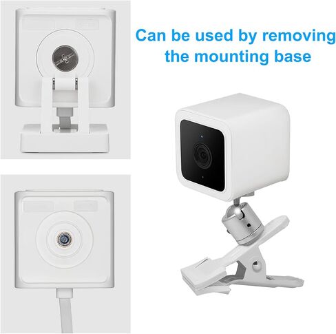 فاست نيل مشبك تثبيت بمشبك لمراقبة الاطفال من ارلو، حامل بمشبك للمكتب لكاميرا وايز كام بان وارلو برو وارلو بيبي وغيرها من الكاميرات بنفس الواجهة (حجم قياسي) in Kuwait