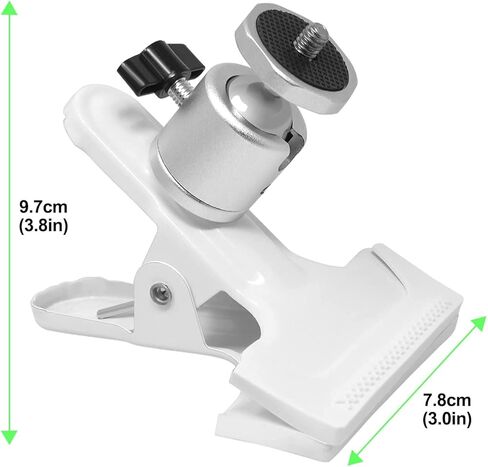 فاست نيل مشبك تثبيت بمشبك لمراقبة الاطفال من ارلو، حامل بمشبك للمكتب لكاميرا وايز كام بان وارلو برو وارلو بيبي وغيرها من الكاميرات بنفس الواجهة (حجم قياسي) in Kuwait