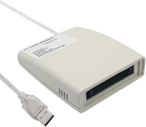 USB2.0 واجهة الإصدار البلاستيكي قارئ بطاقة PCMCIA، قراءة قرص الفلاش، PCMCIA، بطاقة الكمبيوتر ATA، وحدة تخزين كبيرة الحجم ATA Flash، بطاقة الكمبيوتر (قارئ البطاقات، رمادي) in Kuwait