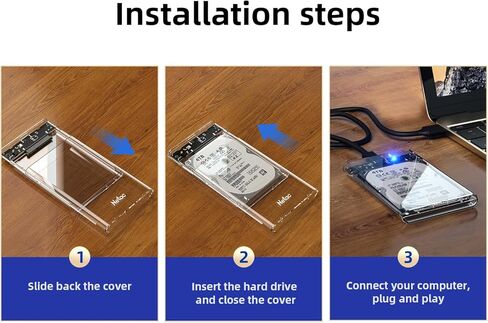 2.5-Inch HDD/SSD External Hard Drive Enclosure in Kuwait
