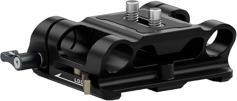 Tilta Universal 15mm LWS Baseplate | TA-UBP-B (Black) | 15mm LWS baseplate with ARCA receiver and modular design for Tilta cages, DJI gimbals and rod-based accessories in Kuwait