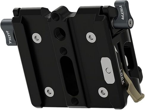 Tilta Universal 15mm LWS Baseplate | TA-UBP-B (Black) | 15mm LWS baseplate with ARCA receiver and modular design for Tilta cages, DJI gimbals and rod-based accessories in Kuwait