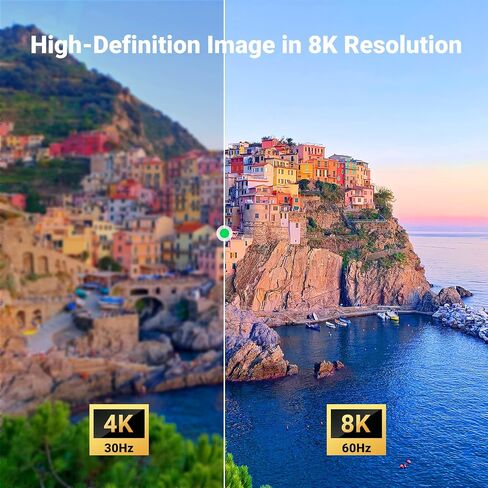 كابل UGREEN 8K Micro HDMI إلى HDMI بطول 3.3أقدام، 2.1 هيكل من الألومنيوم مضفر بسرعة 48 جيجابت في الثانية فائقة السرعة 8K@60 هرتز، 4K@120 هرتز يدعم HDR eARC Dolby متوافق مع GoPro Raspberry Pi 4 Sony Camera Nikon in Kuwait