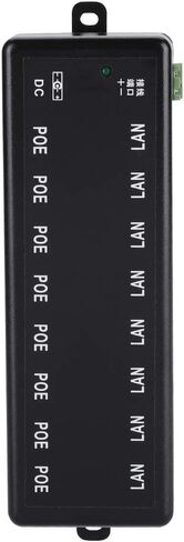 8 Port PoE Injector Adapter DC12V-48V 8 Interfaces Passive POE Adapter Power Over Ethernet POE Power Supply Module Injector for IEEE802.3af/at Standard POE Powered in Saudi Arabia