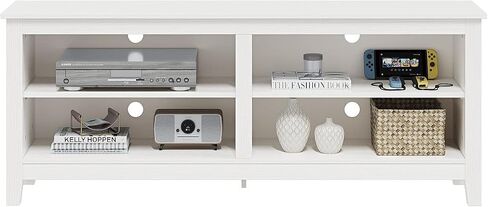 Panana Black TV Stand for 50 inch TV, Storage Shelves, Entertainment Center, Media Console, Living Room, Bedroom in Kuwait