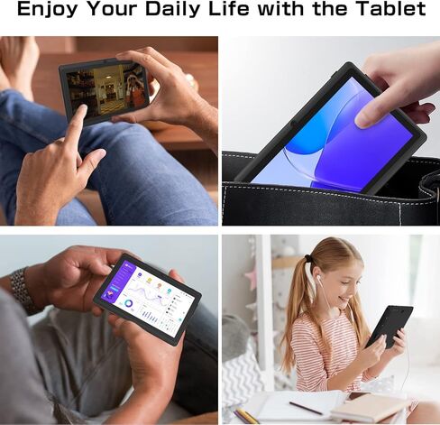 تابلت NEWISION مقاس 7 بوصة بنظام Android 11 بسعة تخزين 32 جيجابايت، جهاز لوحي Android بسعة 3 جيجابايت للأطفال الصغار (قابل للتوسيع 512 جيجابايت)، تطبيق للأطفال مثبت مسبقًا للتحكم الأبوي، كمبيوتر لوحي، كاميرا مزدوجة، النوع C (وردي) in Kuwait