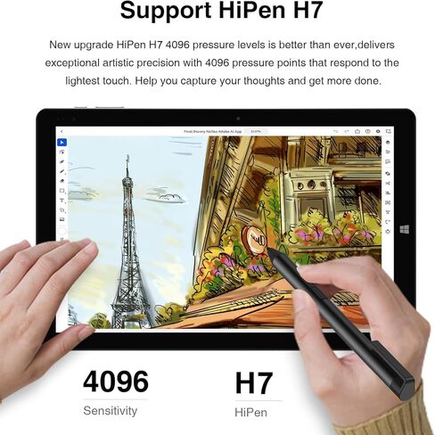 CHUWI 2023 UBook X Windows Tablet 12 بوصة، 512 جيجا SSD 12 جيجا رام، انتل كور i5-10210Y، شاشة لمس تابلت Windows 11، 1 تيرابايت SSD، 2160x1440 IPS، 2.4G/5G WiFi، كاميرا مزدوجة، 5000 مللي أمبير، HDMI، BT 5.0 in Kuwait