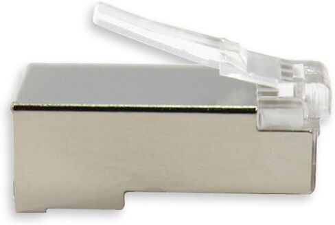 اتش تي تي اكس موصلات ار جيه 45 8 بي 8 سي بنهايات مجعدة من الالومنيوم، قابس شبكة يو تي بي لكيبل كات 5 وكات 5 اي وكات 6 وكات 7 المجدولة براس كريستال صلب عالي الاداء in Kuwait