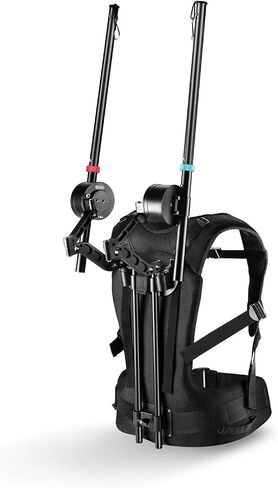 جهاز دعم الجسم PROAIM Hawk لكاميرات Gimbals | للكاميرا ذات المحورين-المثبتات/المثبتات المحمولة | عروض الحمولة 7.5-11 كجم / 16.5-24 رطل (ST-HWK-01) in Saudi Arabia