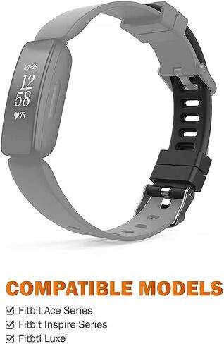 TUSITA 2-PACK الكاحل وحزام تمديد المعصم بحجم أكبر متوافق مع Fitbit Ace 1 2 3، Inspire 1 2 3، Inspire HR، Luxe، Alta، Alta HR in Kuwait