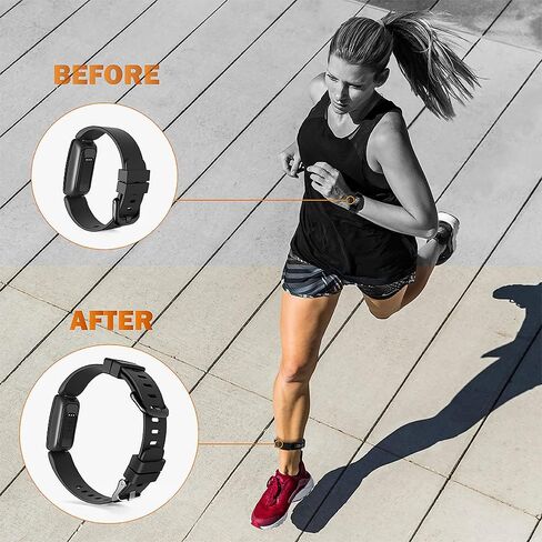 TUSITA 2-PACK الكاحل وحزام تمديد المعصم بحجم أكبر متوافق مع Fitbit Ace 1 2 3، Inspire 1 2 3، Inspire HR، Luxe، Alta، Alta HR in Kuwait