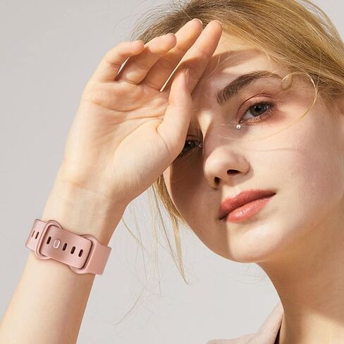 6 قطع من الأربطة الرياضية المتوافقة مع أساور Fitbit Versa 3/Fitbit Sense، أساور معصم بديلة من السيليكون الناعم الكلاسيكي لساعة Fitbit Versa 3 الذكية للنساء والرجال (صغير، 6 عبوات E) in Kuwait