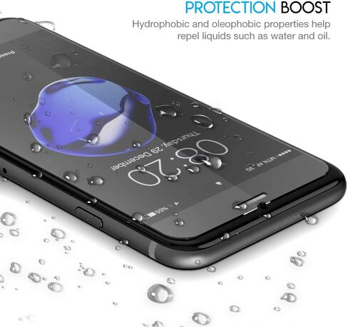 Purity Glass Screen Protector for iPhone 8 / iPhone 7 / SE 2020 (3-Pack) [w/Installation Frame] Tempered Glass Screen Protector Compatible with Apple iPhone SE 2nd Gen, 8, 7 (4.7-in) [Case Friendly] in Kuwait