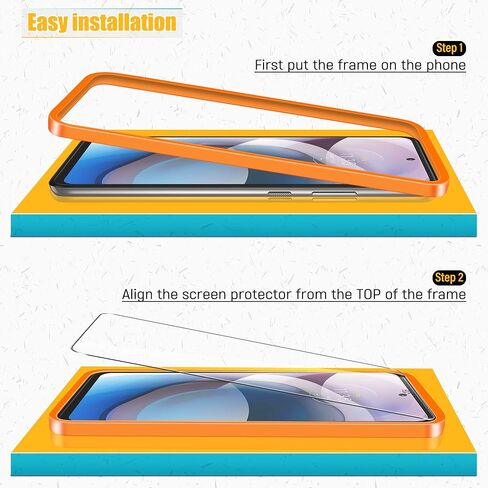 Unique Me [ 2+3 Pack Compatible with Motorola One 5G Ace Tempered Glass + Camera Lens Protector Screen Protector [Easy Installation][HD Clear][9H Hardness]【Not for Moto G 5G/One 5G/One 5G UW】 in Kuwait