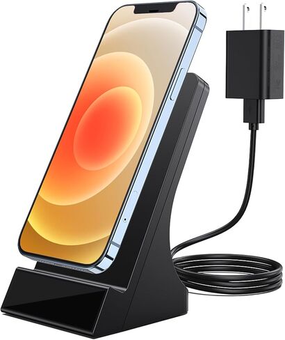 Wireless Charger for iPhone Samsung, ASIEVIE Hidden Spy Camera WiFi APP Control with Motion Dection, Night Vision, Video Recording for Home Security in Kuwait