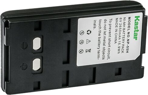 Kastar 4-Pack NP-55H 6.0V 2650mAh Ni-MH بطارية بديلة لسوني CCD-TRV10 CCD-TRV100 CCD-TRV10E CCD-TRV11 CCD-TRV112 CCD-TRV119 CCD-TRV11E CCD-TRV12 CCD-TRV14E CCD-TRV19 CCD-TRV21 سي سي دي-TRV211 in Saudi Arabia