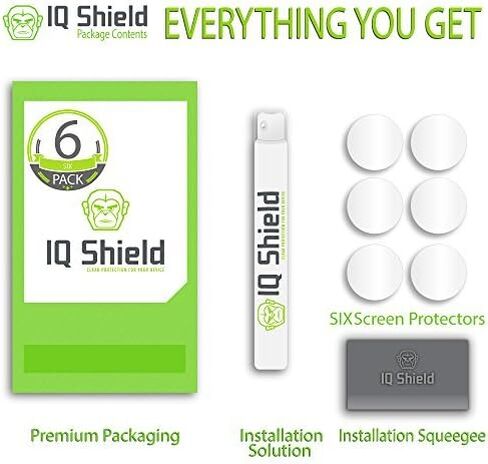 IQShield Screen Protector Compatible with Garmin Fenix 5 (Garmin Fenix 5 Plus)(6-Pack) Anti-Bubble Clear TPU Film in Saudi Arabia