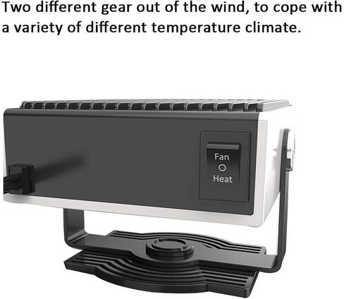 YOMTOVM Portable 12V Car Heater Defroster Defogger, Car Warm Air Blower, Cigarette Lighter Heater, Car Heater and Cooling Fan 2 in 1,Fast Heating,Low Noise 150W in Kuwait