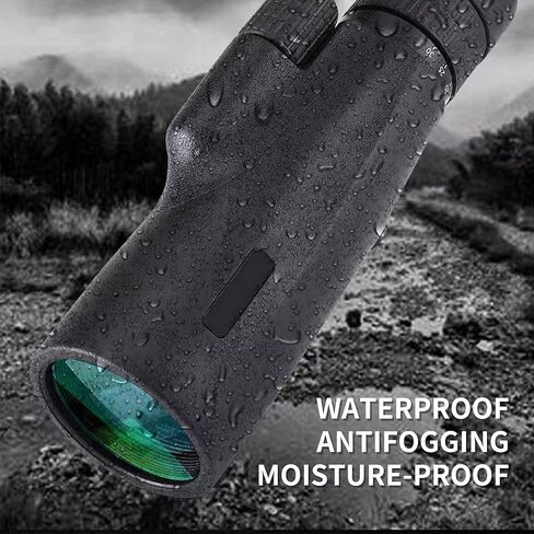منظار تكبير صغير عالي القوة 10-30X50، منظار أحادي مقاوم للماء مع مشبك للهاتف الذكي، تلسكوب السماء المرصعة بالنجوم مع حامل ثلاثي القوائم، أفكار هدايا للرجال، ملحقات التخييم، هدية قوارب الصيد للرجال والنساء in Kuwait