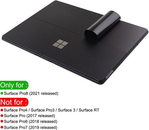 ملصق جلدي xisiciao لجهاز Surface Pro 9 (إصدار Microsoft 2022)، ملصق خلفي مقاس 13 بوصة، ملحقات حماية لغطاء الكمبيوتر المحمول من الفينيل الرفيع للغاية in Kuwait