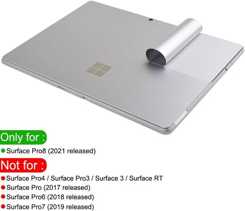 ملصق جلدي xisiciao لجهاز Surface Pro 9 (إصدار Microsoft 2022)، ملصق خلفي مقاس 13 بوصة، ملحقات حماية لغطاء الكمبيوتر المحمول من الفينيل الرفيع للغاية in Kuwait