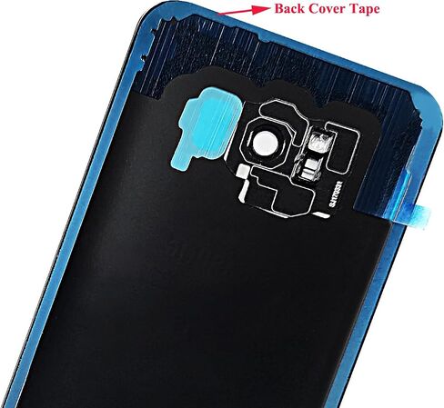 ubrokeifixit Galaxy S8 Plus G955 Rear Back Glass Door Cover Replacement for Samsung Galaxy S8+ G955 6.2",Galaxy S8 Plus All Versions Model,with Tape (S8 Plus G955 6.2/Black) in Saudi Arabia