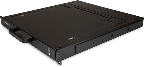 وحدة تحكم StarTech.com Rackmount KVM - منفذ VGA KVM واحد مع شاشة LCD مقاس 17 بوصة لرف الخادم - درج KVM عالمي 1U LCD مميز بالكامل مع الكابلات والأجهزة - دعم USB - 50,000 MTBF (RKCONS1701) in Kuwait