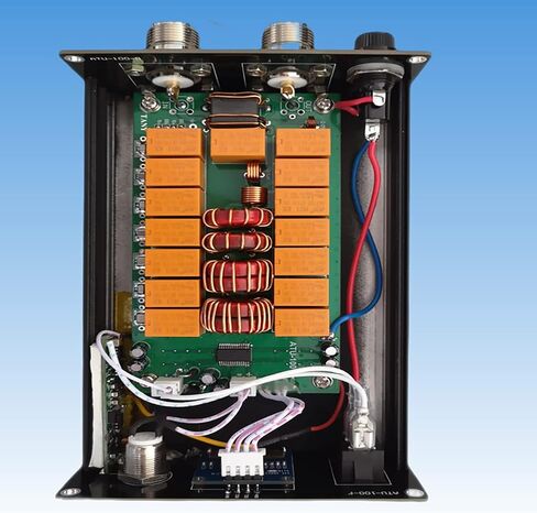 ATU-100 EXT Automatic Antenna Tuner for Ham Radio – 1.8-55MHz, Low SWR Tuner, Compact Design, Works with Amateur Radio Equipment, Ideal for POTA/SOTA/DX with 5000mAh Battery in Saudi Arabia
