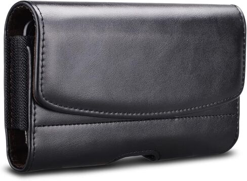 Tiflook Phone Holster for Samsung Galaxy S23 S22 S21 Ultra S20 FE S10 S9+ S8+ Note 20 Note 10 Plus A12 A32 A52 A02S A11 A21 A51 A71 PU Leather Cell Phone Pouch with Belt Clip Loop Card Holder,Black in Saudi Arabia