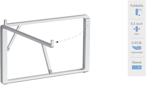 Rain Design 10084 mBar Pro+ Foldable Laptop Stand - Silver in Kuwait